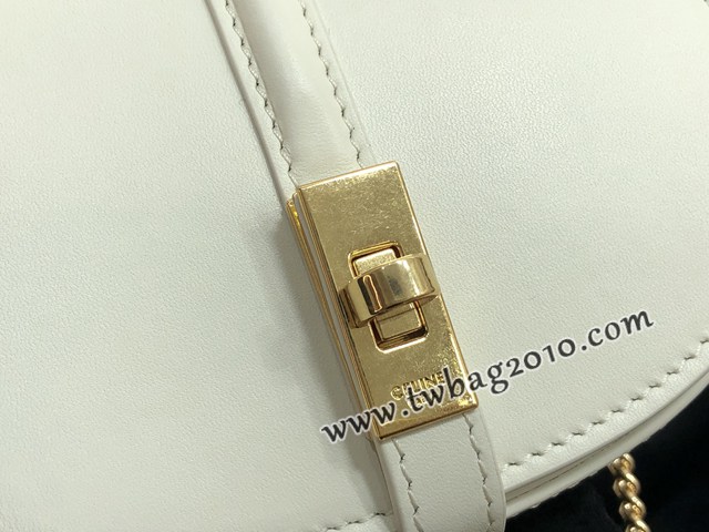 Celine專櫃2023新款鏈條單肩斜挎小包 10G453 賽琳16系列新款馬鞍包 sldj2279